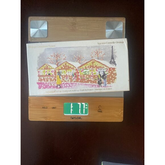 Eiffel Tower Orange Cinnamon Soap Set 3 Bars Made in France Savons Cannelle - Picture 10 of 16